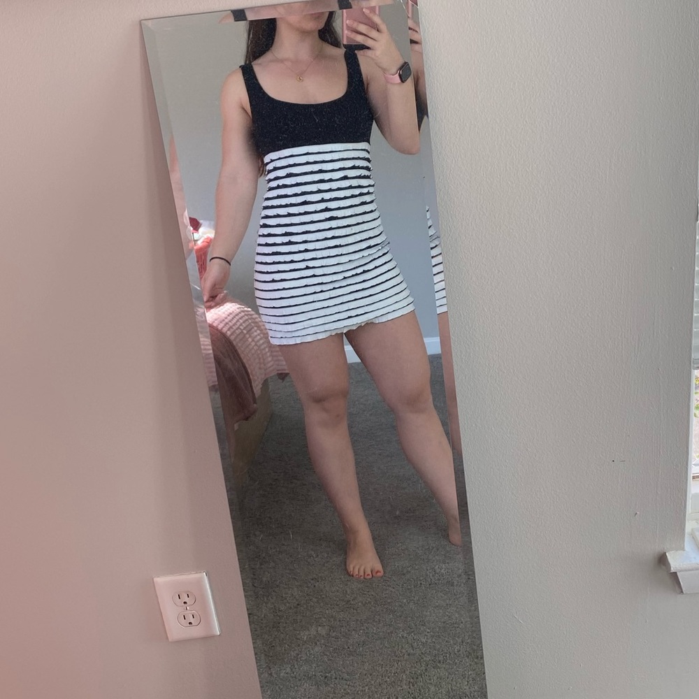 Black and White Dress
